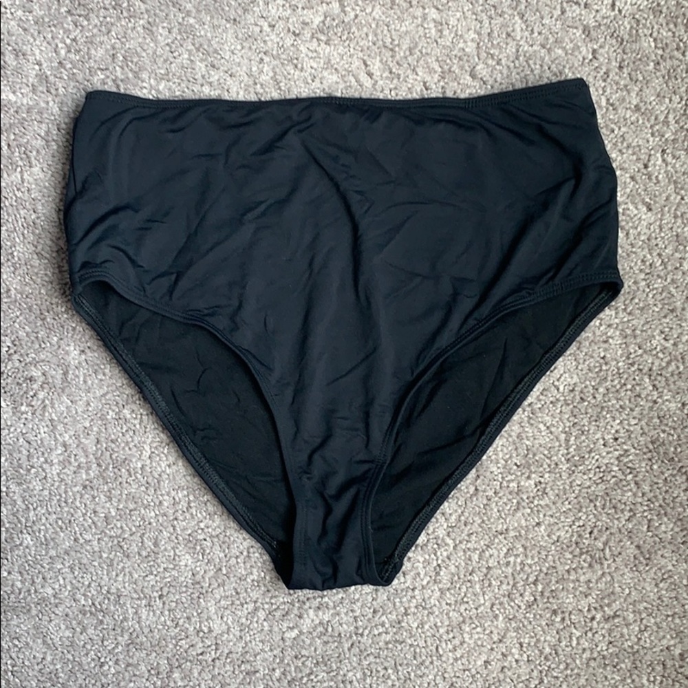 High waisted bathing suit bottom